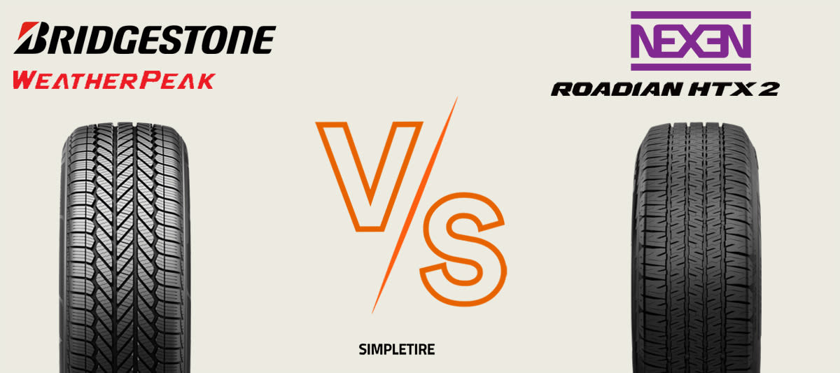 Bridgestone Weatherpeak vs Nexen Roadian HTX2