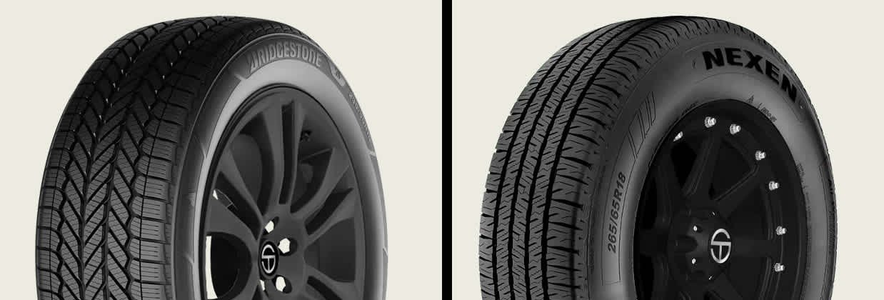 Bridgestone Weatherpeak vs. Nexen Roadian HTX2