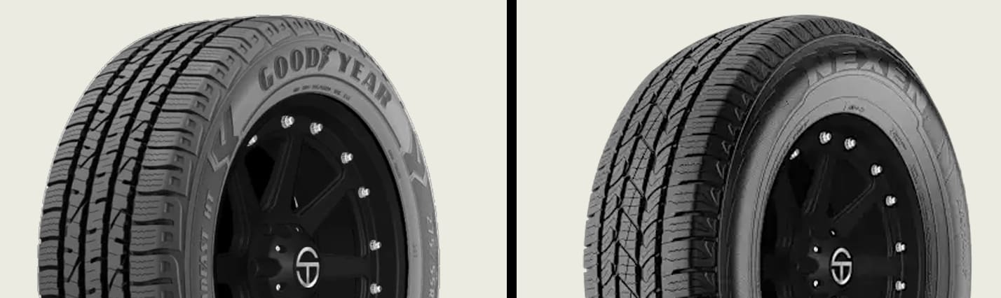 Goodyear Wrangler Steadfast HT vs Nexen Roadian HTX RH5