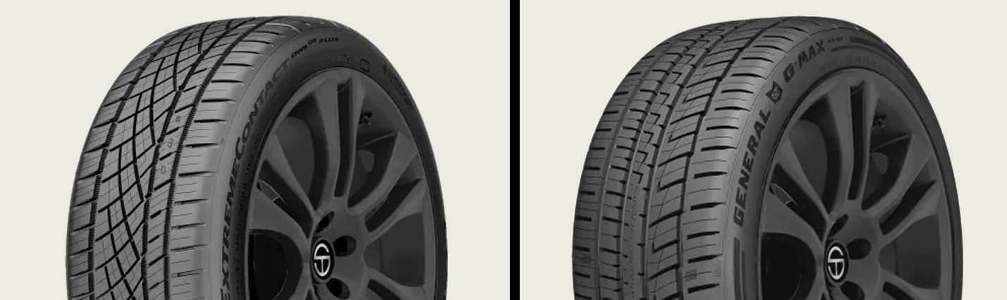 Continental ExtremeContact DWS06 Plus vs General G-MAX AS-07