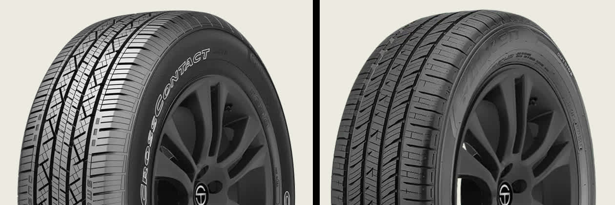 Continental CrossContact LX25 vs Falken Ziex CT60 A/S