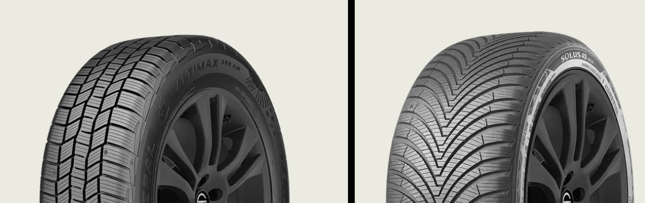 General Altimax 365AW vs Kumho Solus HA32 tires