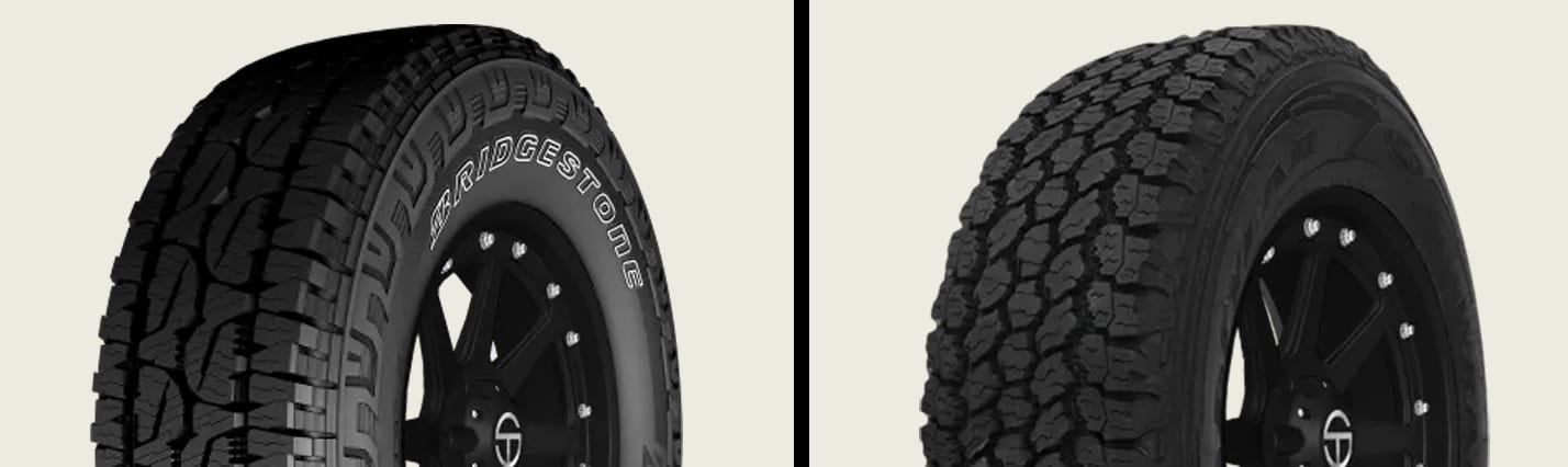 Bridgestone Dueler A/T Revo 3 vs Goodyear Wrangler All-Terrain Adventure with Kevlar