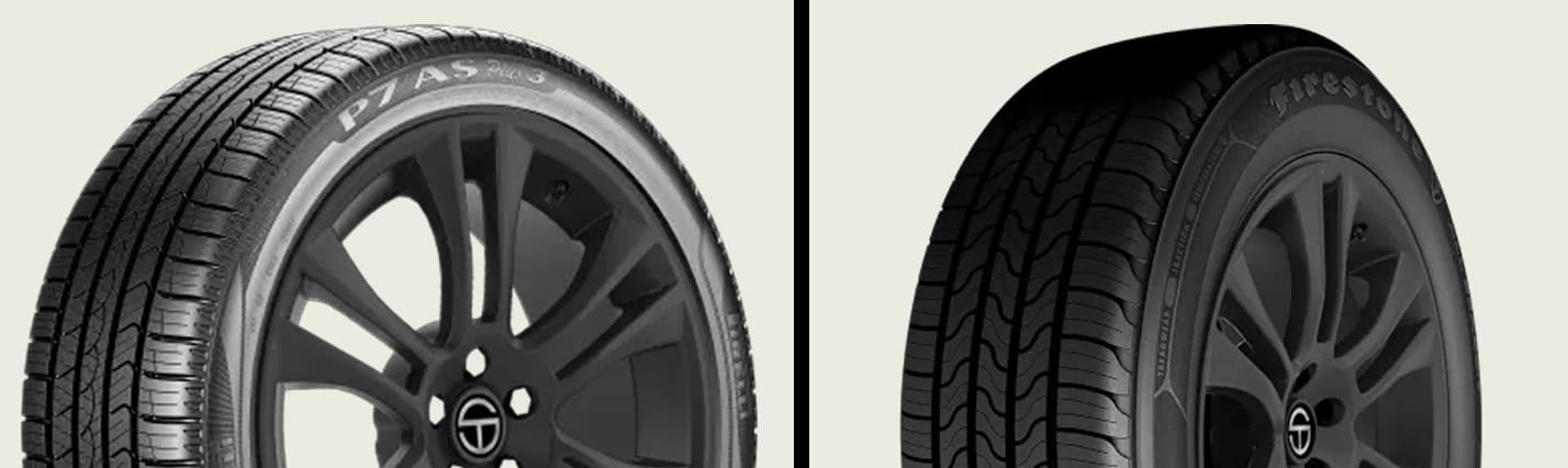 Pirelli P7 All Season Plus 3 vs Firestone All-Season