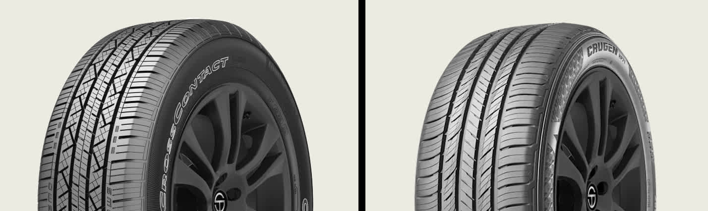 Continental CrossContact LX25 vs Kumho Crugen HP71