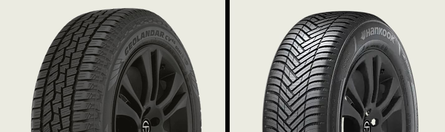 Yokohama Geolandar CV4S vs Hankook Kinergy 4S2 (H750)