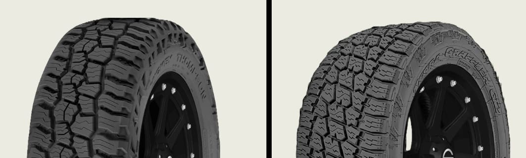 Mickey Thompson Baja Boss A/T vs Nitto Terra Grappler G2