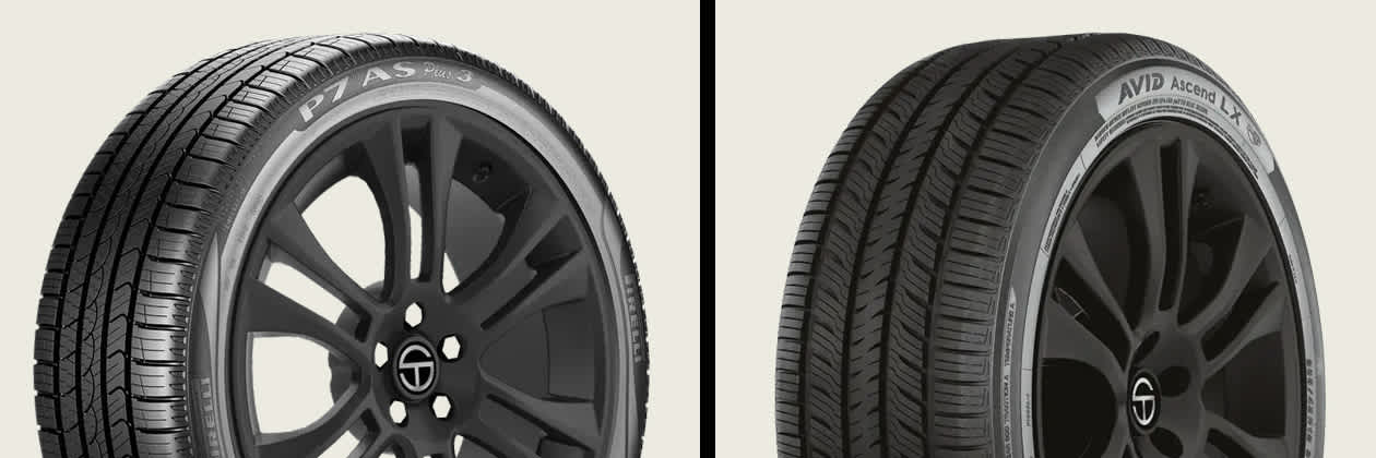 Pirelli P7 All-Season Plus 3 vs Yokohama Avid Ascend LX