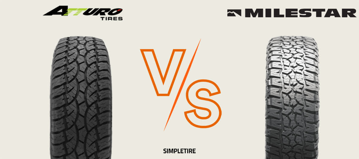 Atturo Trail Blade A/T vs Milestar Patagonia A/T Pro
