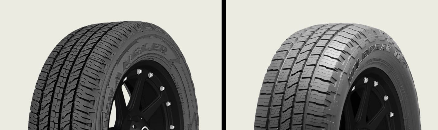 Goodyear Wrangler Fortitude HT vs Falken Wildpeak H/T02
