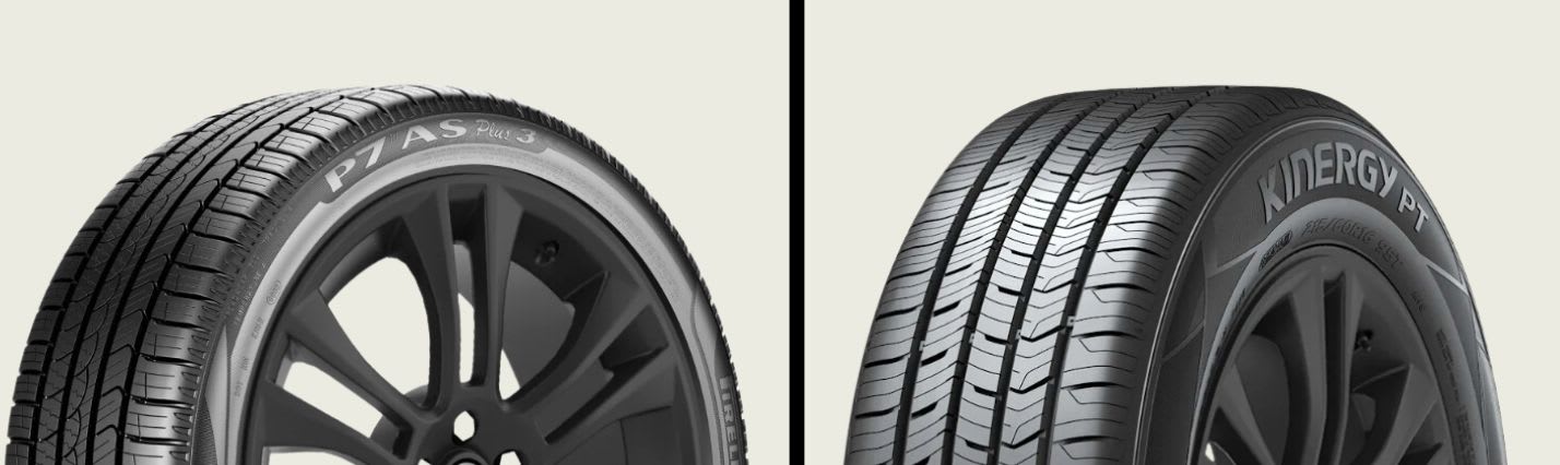 Pirelli P7 All Season Plus 3 vs Hankook Kinergy PT (H737)