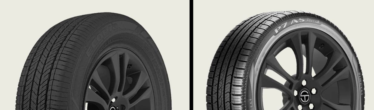 Bridgestone Ecopia EP422 vs Pirelli P7 All Season Plus 3