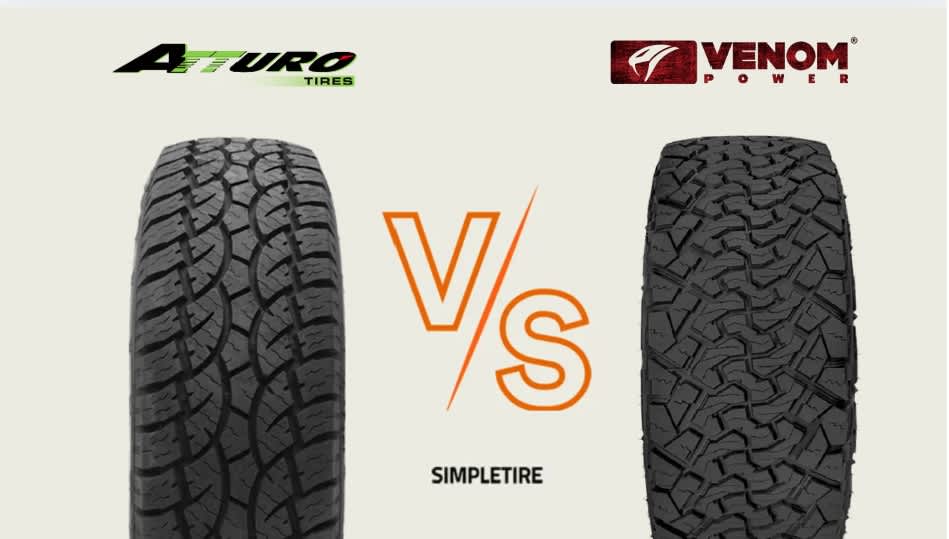 Atturo Trail Blade A/T vs Venom Power Terra Hunter X/T