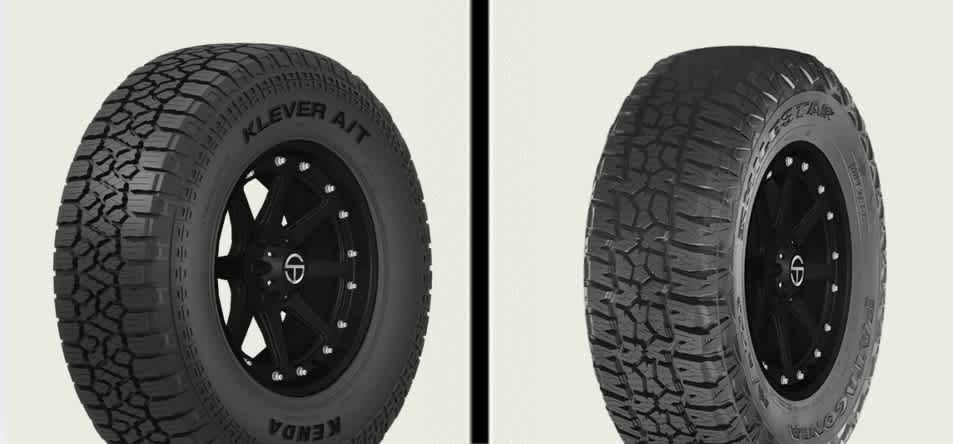 Kenda Klever A/T2 KR628 vs Milestar Patagonia A/T Pro