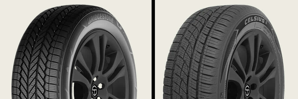 Bridgestone Weatherpeak vs Toyo Celsius II