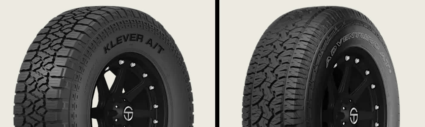 Kenda Klever A/T2 (KR628) vs GT Radial Adventuro AT3