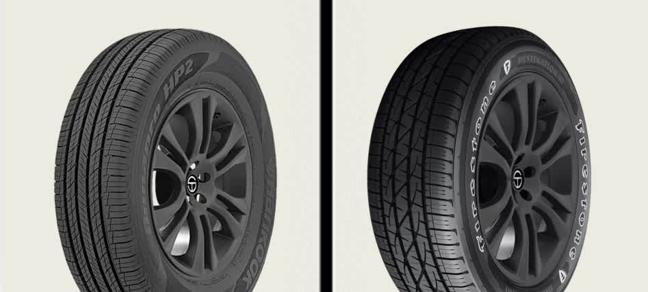 Hankook Dynapro HP2 (RA33) vs Firestone Destination LE3