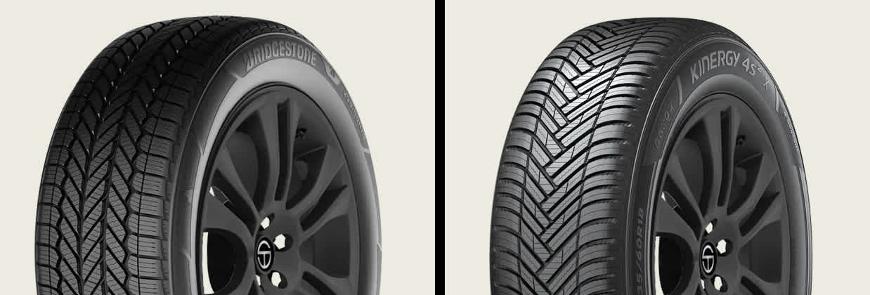 Bridgestone Weatherpeak vs Hankook Kinergy 4S2 X (H750A)