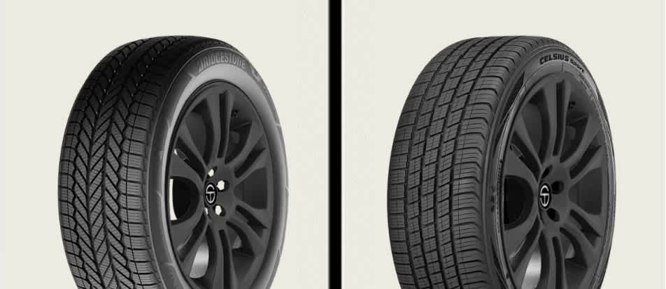 Bridgestone Weatherpeak vs Toyo Celsius Sport tires