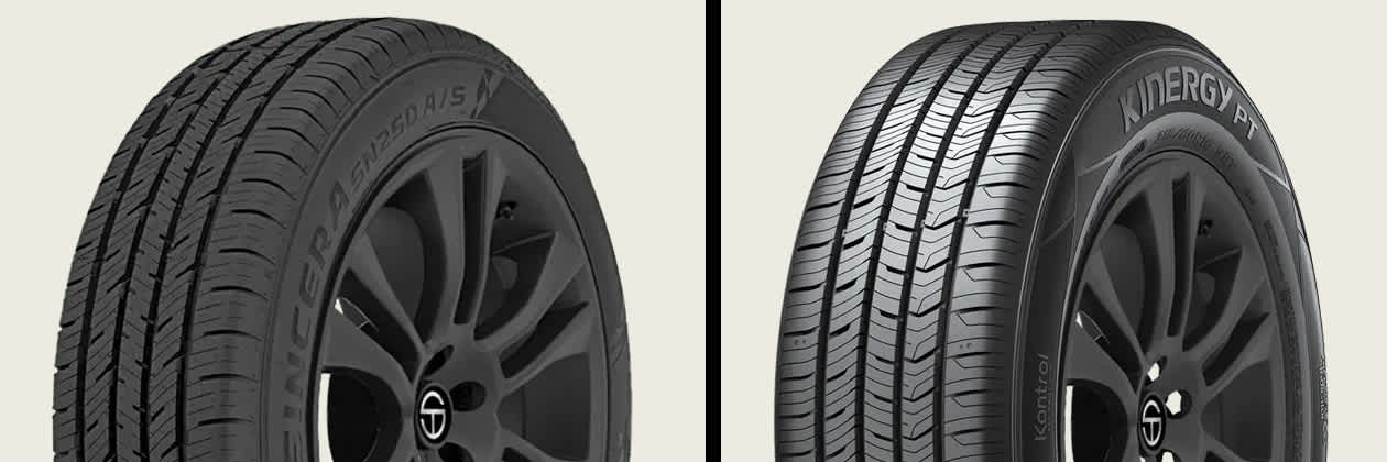 Falken Sincera SN250 A/S vs Hankook Kinergy PT (H737)