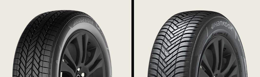 Bridgestone Weatherpeak vs Hankook Kinergy 4S2 (H750) tires