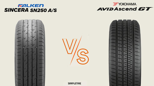 Falken Sincera SN250 A/S vs Yokohama Avid Ascend GT tires