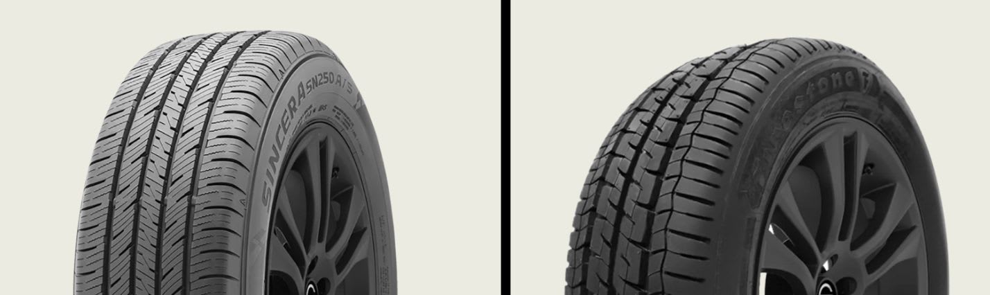 Falken Sincera SN250 A/S vs Firestone Champion Fuel Fighter tires