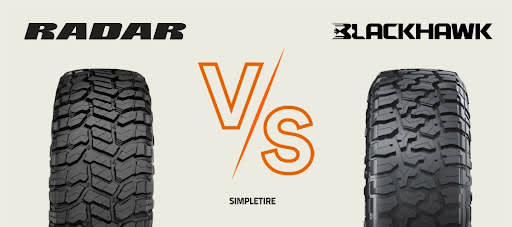 Radar Renegade R/T vs BlackHawk Ridgecrawler R/T tires