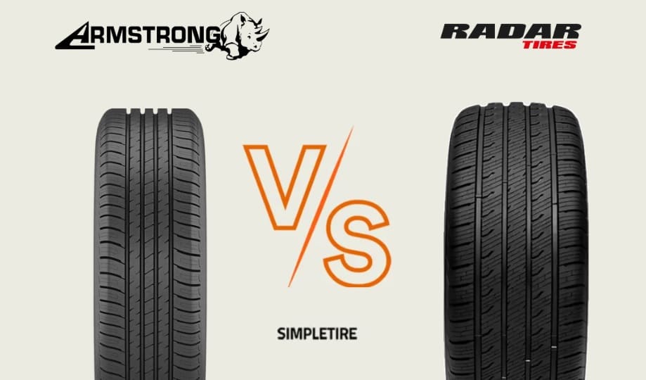 Armstrong Blu-Trac PC vs Radar Dimax AS-9 tires