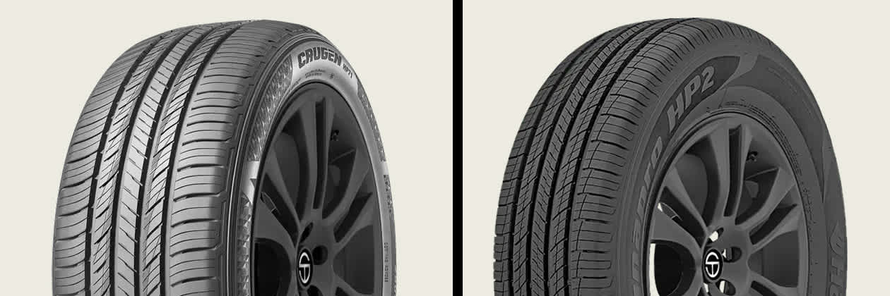 Kumho Crugen HP71 vs Hankook Dynapro HP2 (RA33) tires on handling