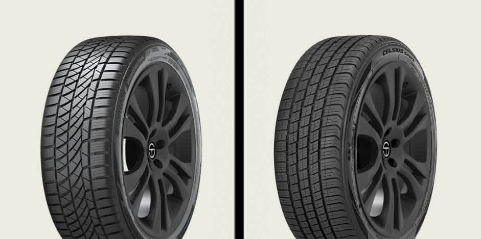 Hankook Weatherflex GT vs Toyo Celsius Sport tires on handling