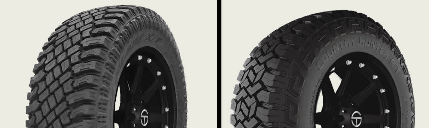 Atturo Trail Blade X/T vs Fury Country Hunter R/T tires