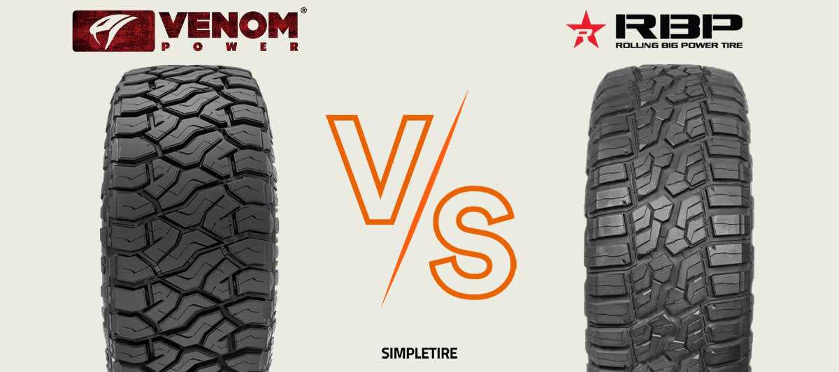 Venom Power Terra Hunter R/T vs RBP Repulsor R/T tires