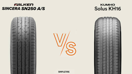 Falken Sincera SN250 A/S vs Kumho Solus KH16 tires