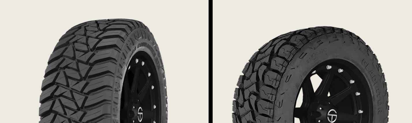 Kanati Terra Commander RTX vs Gladiator X Comp X/T tires