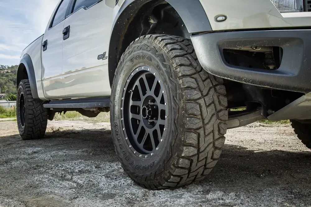 Toyo Open Country R/T vs Goodyear Wrangler DuraTrac RT tires on traction