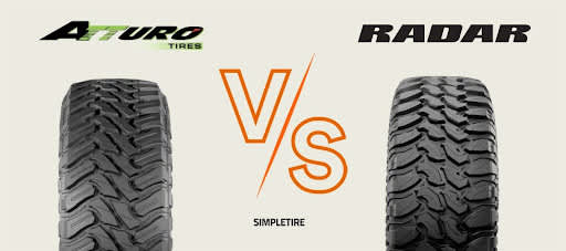 Atturo Trail Blade M/T vs Radar Renegade R7 M/T tires