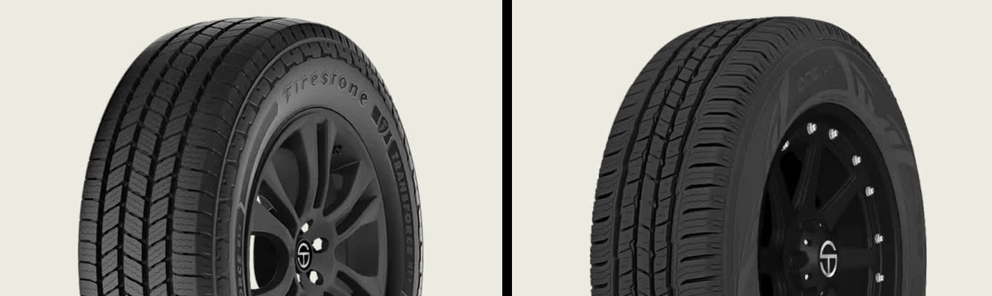 Firestone Transforce HT3 vs Nokian One H/T tires side-by-side