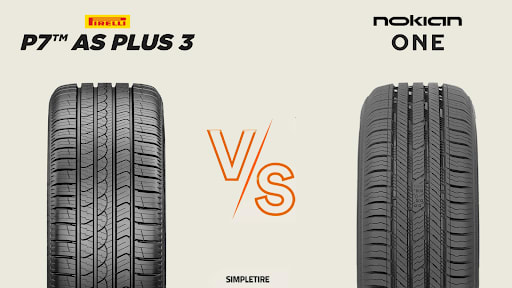 Pirelli P7 All Season Plus 3 vs Nokian One tires