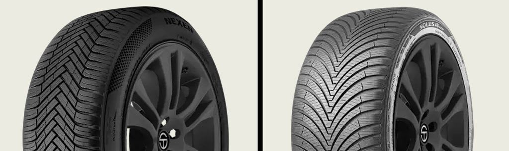 Nexen N Blue 4S 2 vs Kumho Solus HA32 tires side by side