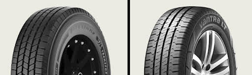 Firestone Transforce CV2 vs Hankook Vantra LT (RA18) tires