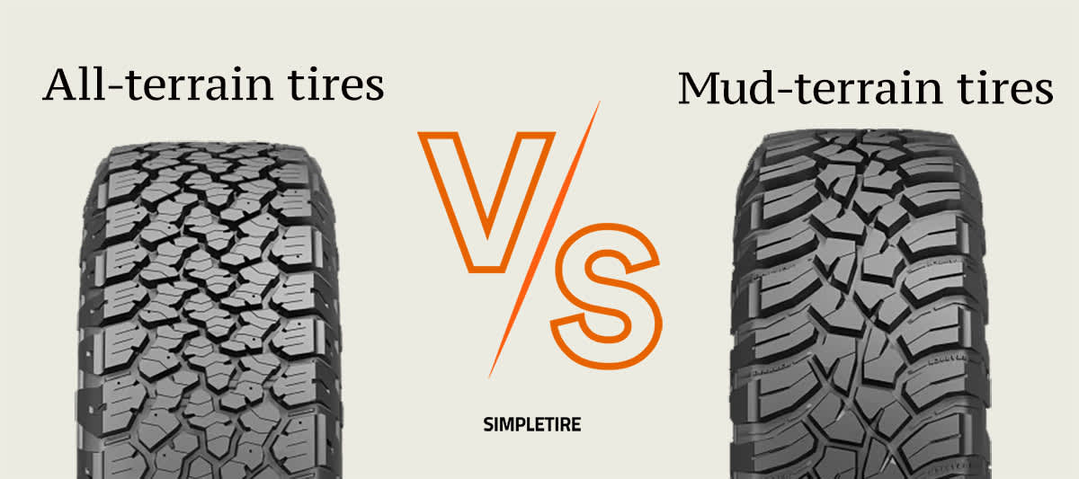 All-terrain vs mud-terrain tires