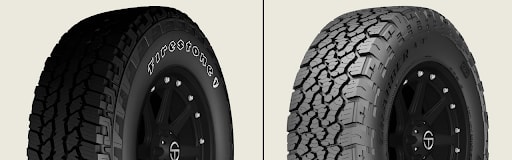 Firestone Destination A/T2 vs General Grabber A/TX tires