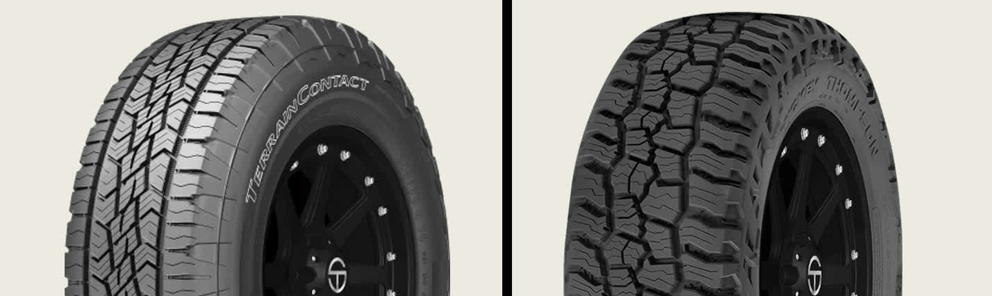 Continental TerrainContact A/T vs Mickey Thompson Baja Boss A/T tires