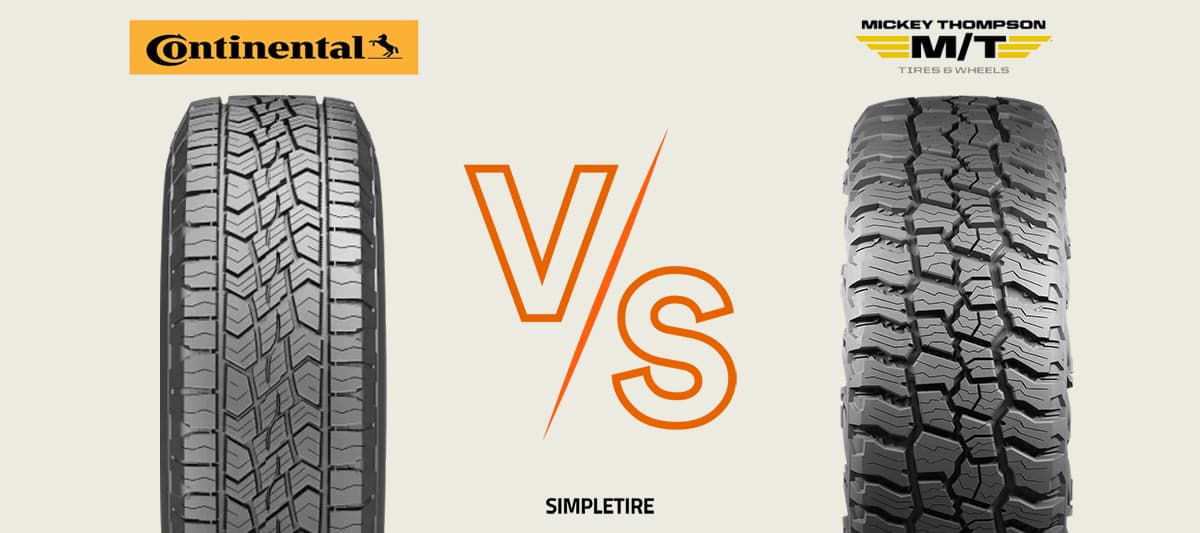 Continental TerrainContact A/T vs Mickey Thompson Baja Boss A/T tires