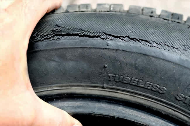 Visible Tire Damage