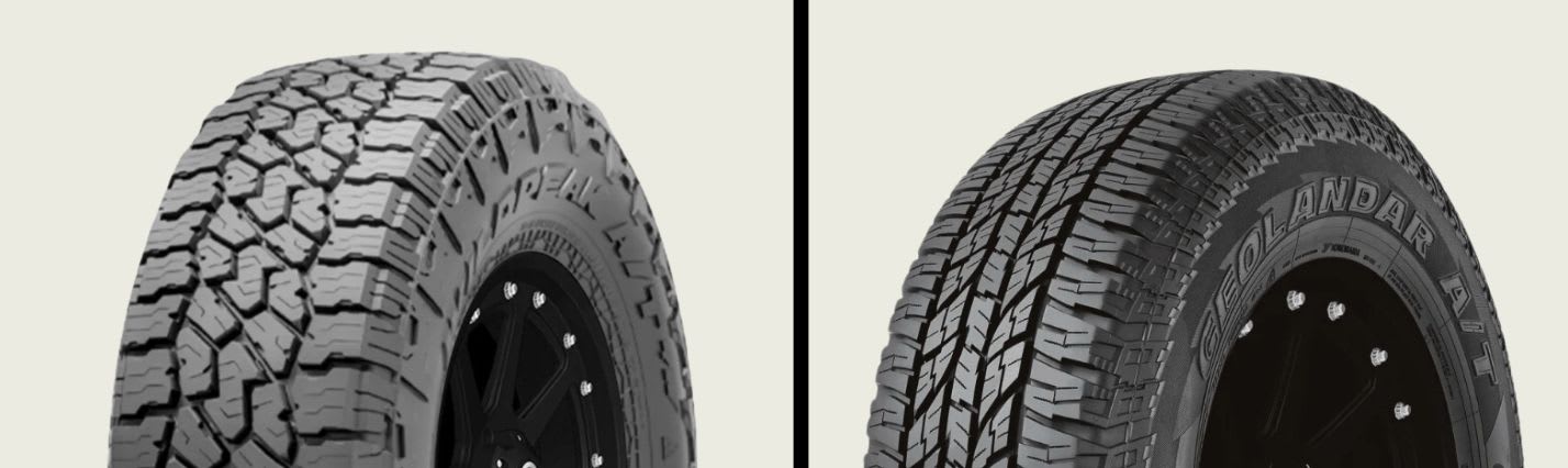 Falken Wildpeak A/T4W vs Yokohama Geolandar AT G015 tires