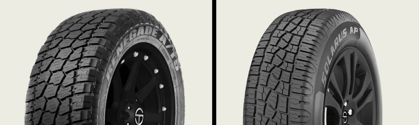 Radar Renegade A/T5 vs Starfire Solarus AP tires