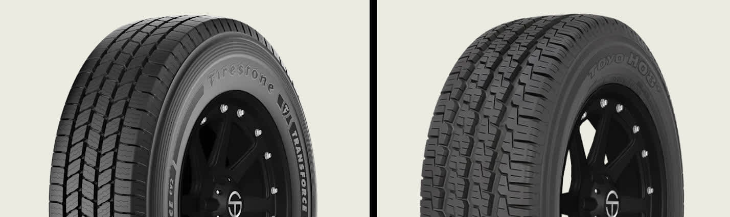 Firestone Transforce CV2 vs Toyo H08+ tires