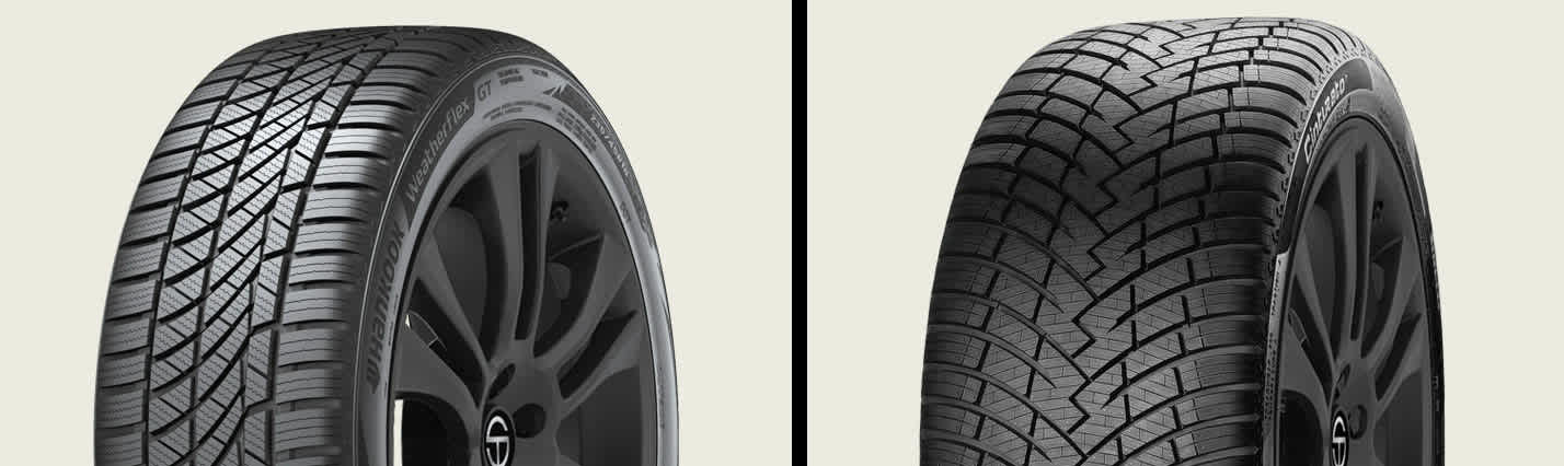 Hankook Weatherflex GT vs Pirelli Cinturato WeatherActive tires